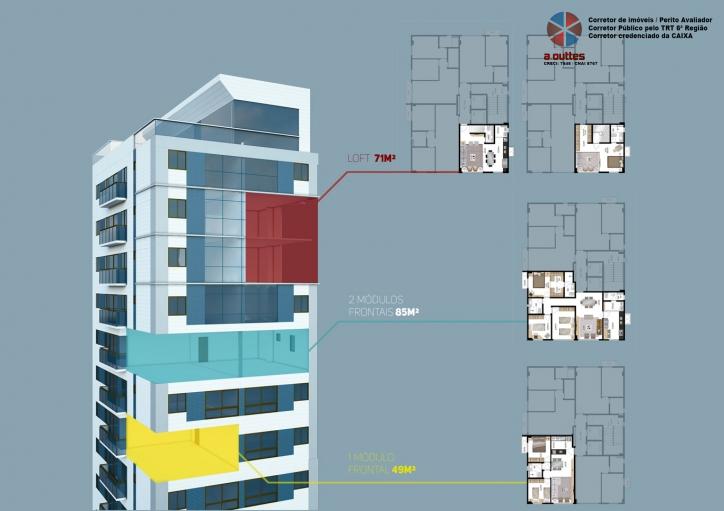 Apartamento, 1 quarto, 35 m² - Foto 2