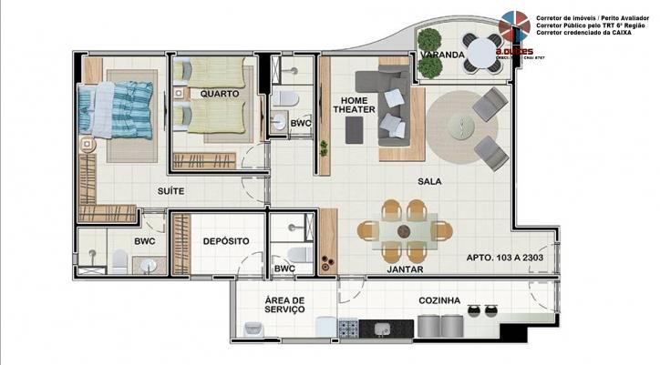 Apartamento, 3 quartos, 128 m² - Foto 12